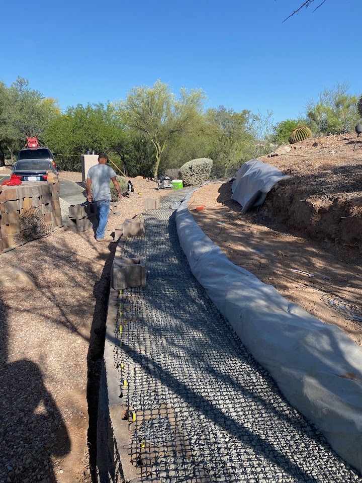 Grimaldo landscaping services LLC project